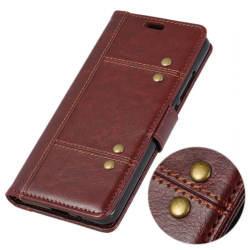 FM-Browm Чехол-бумажник чехол для samsung galaxy A10 A20 A30 A40 A50 A60 A70 A80 A90 5G A10E A20E A10S A20S A30S A40S A50S кожаный чехол с откидной крышкой чехол - Цвет: FM-Browm