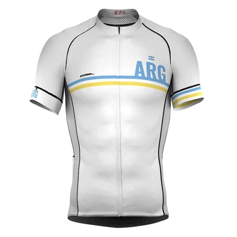 

Argentina 2020 summer New Man Cycling Jersey Cycling Short Sleeve Cycle Clothing Bicycle Clothes Uniform Bike Wear Ropa Ciclismo