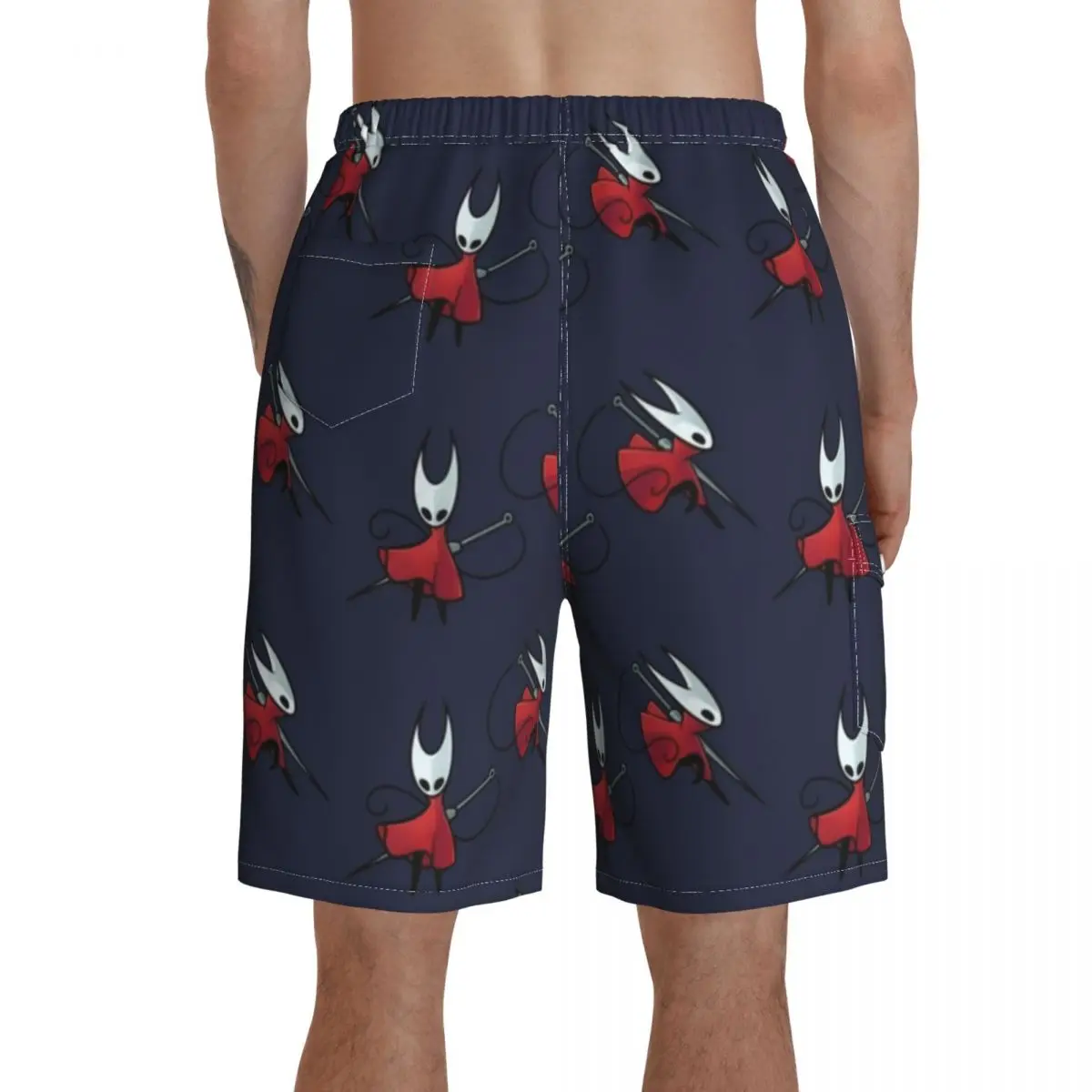 

Hollow Knight Board Shorts Men Beach Swimming Trunks Polyester Pattern Swim Trunks