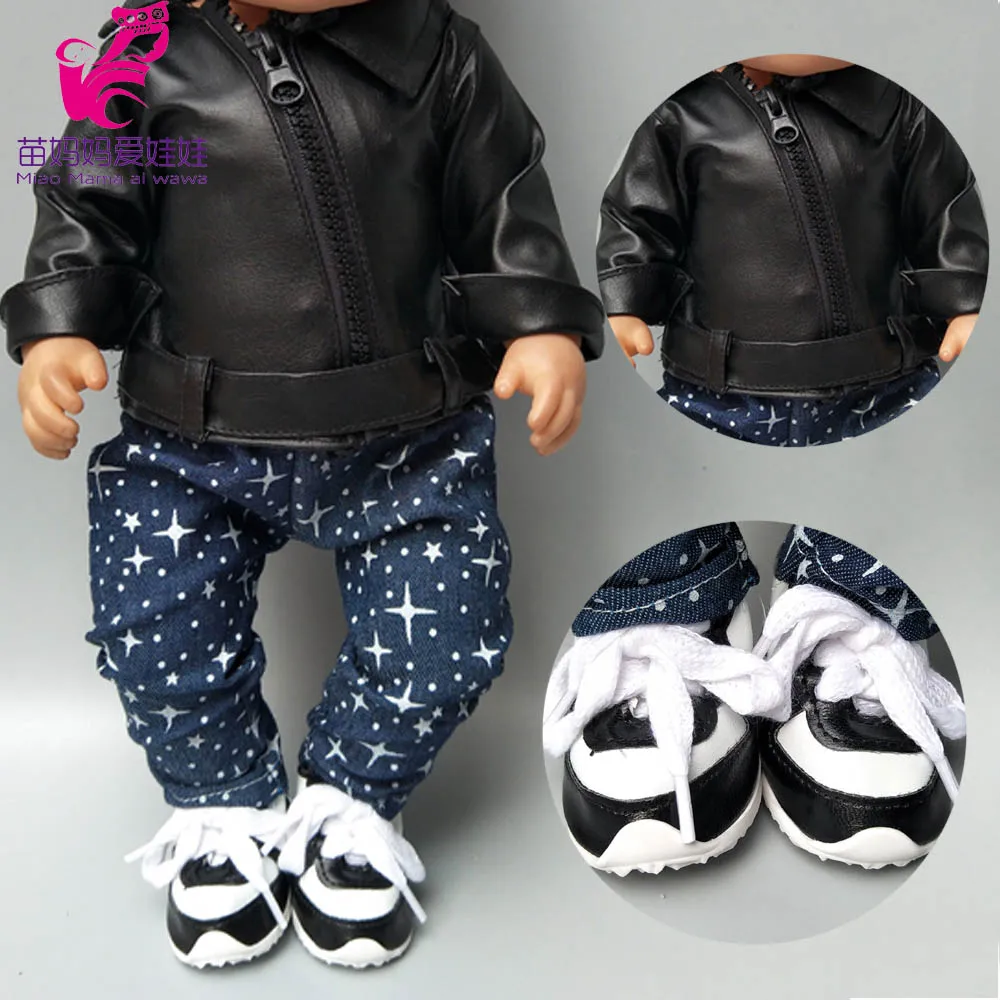 Одежда для куклы 18 дюймов комплект штанов кукол новорожденных 43 см наряд 38 пальто