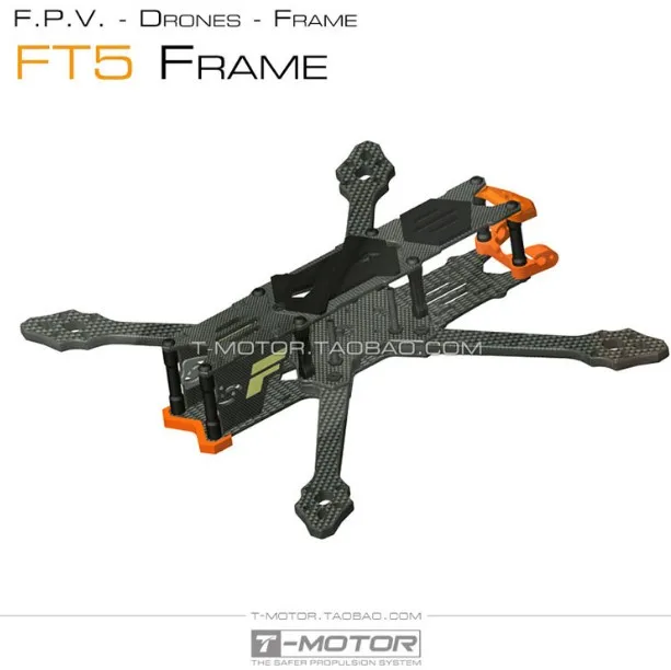 Т Мотор FT5 225 мм Фристайл 5 дюймов FPV Racing Drone Frame Kit для RC Quadcopter Multirotor Quadcopter|gps megane|holder