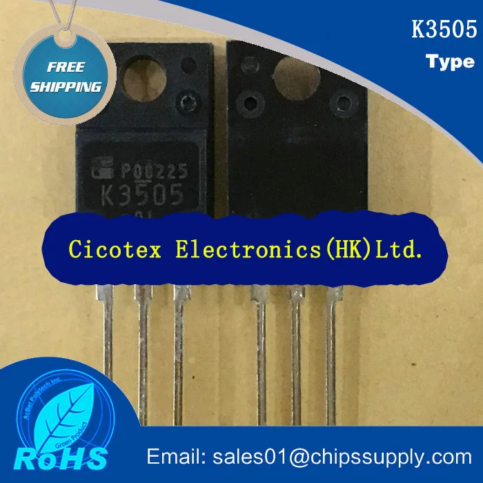 5 шт./лот K3505 2SK3505-01MR 3505 TO-220F N канал SILICON POWER MOSFET
