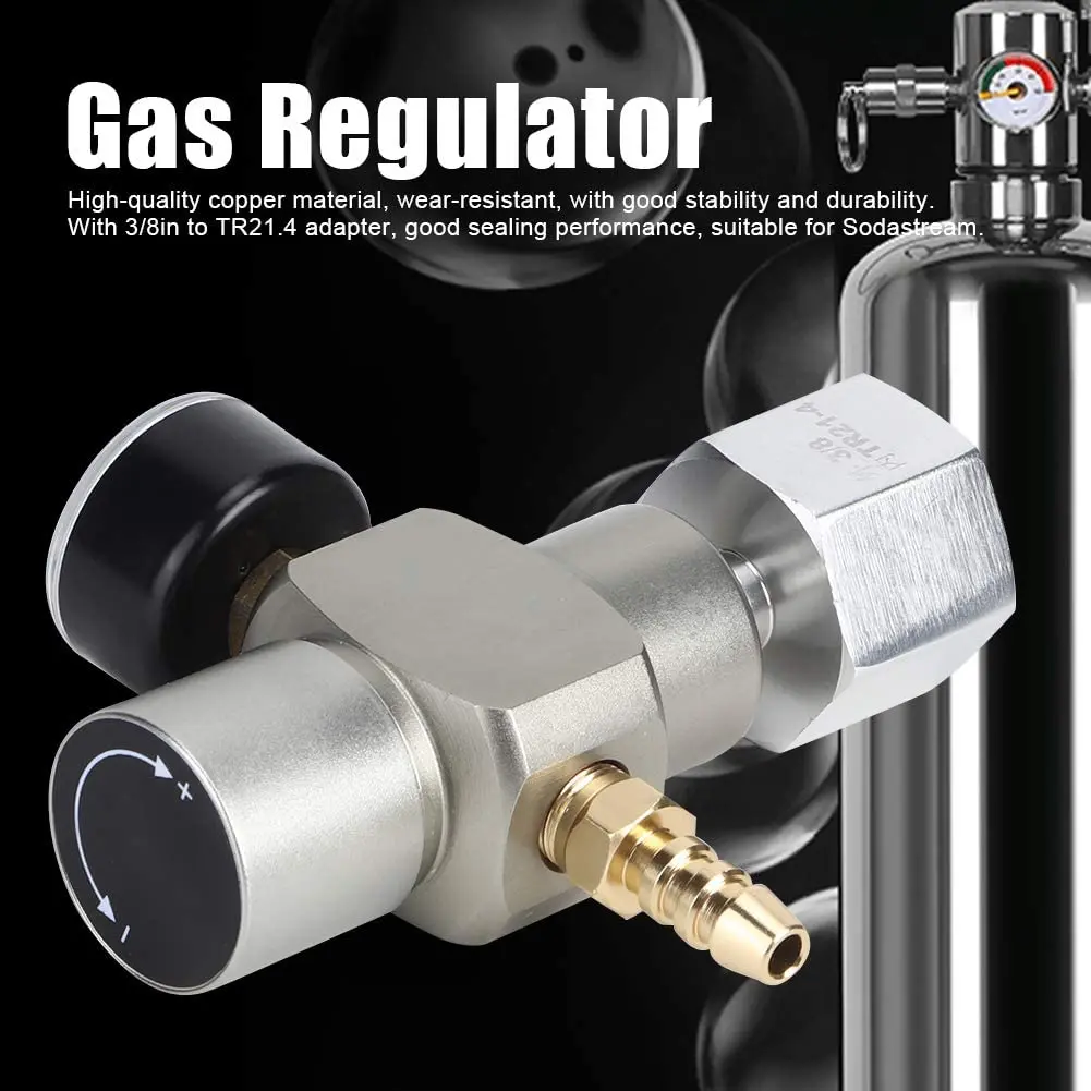 2 в 1 CO2 мини газовый регулятор зарядное устройство TR21X4 0 30 PSI Keg для европейского