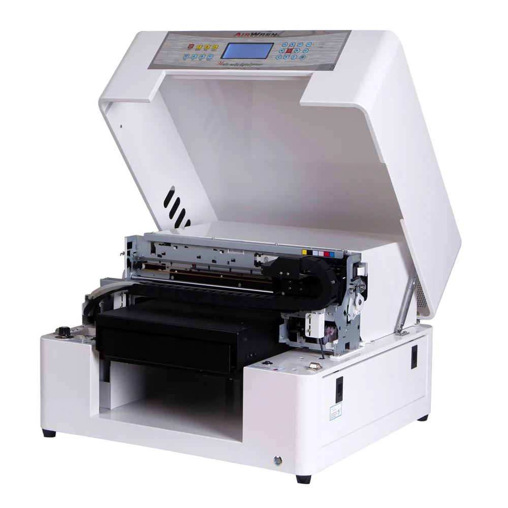 A3 CE Digital Cheap Flatbed LED UV Mobile Phone Covers Case Printing Machine With 3D Emboss Effect For Plastic Card |