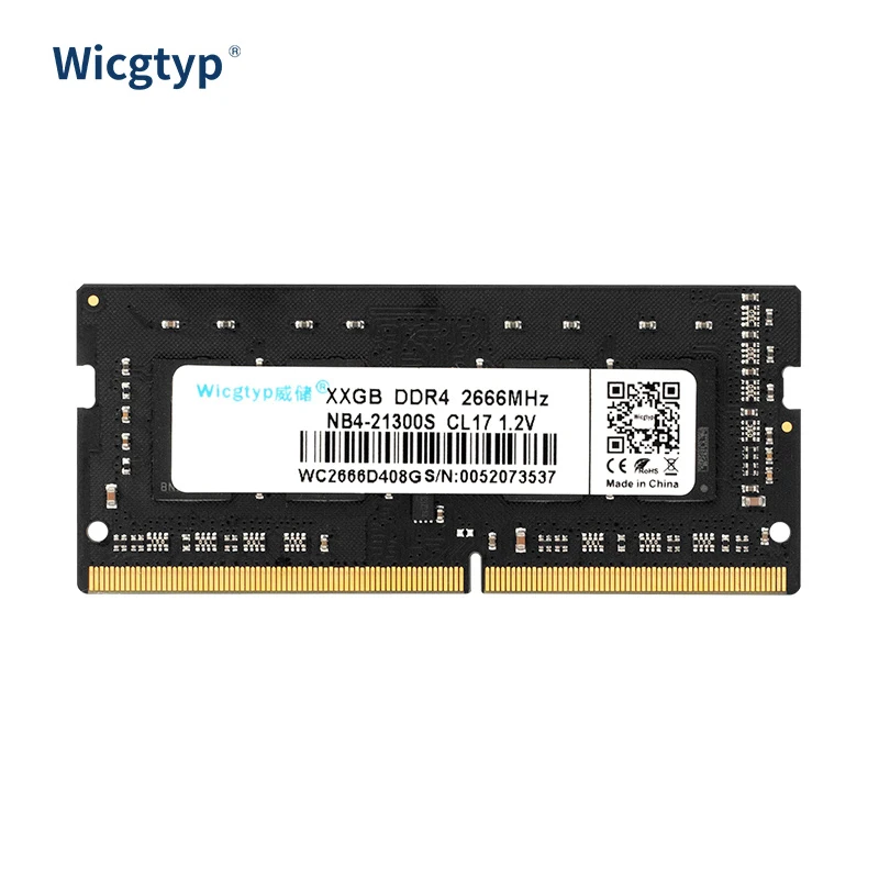 Оперативная память Wicgtyp оперативная DDR3 DDR4 4 ГБ 8 16 2G ОЗУ 1333 1600 2400 2666 для ноутбука
