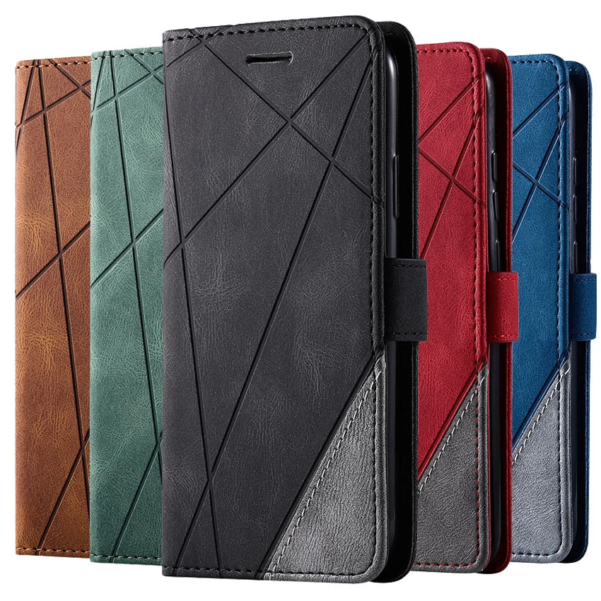 Чехол для Samsung Galaxy A51 A71 A10 A20 A30 A40 A50 A70 A30S A50S A21S A10S A20S A20E J3 J5 J6 A6 A7 A8 2018 кожаный