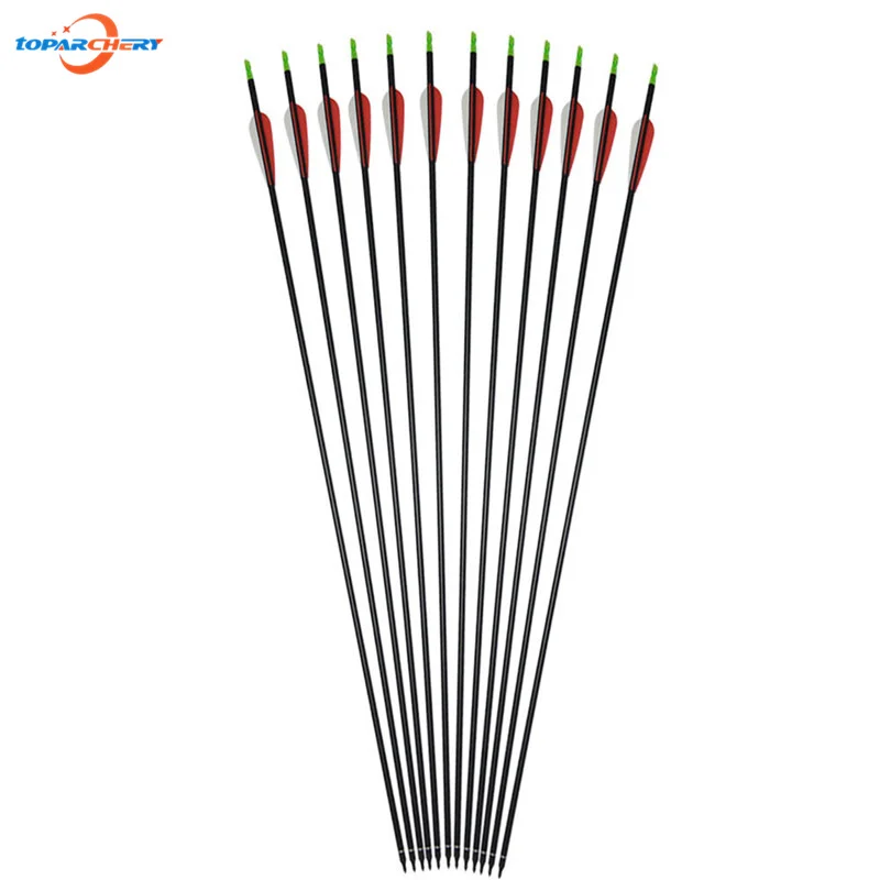 Стрелы из лука 30 дюймов со сменными наконечниками смешанные углеродные стрелы с