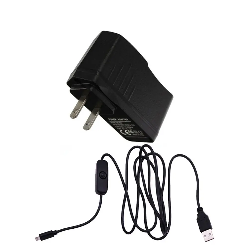 Raspberry Pi 3 поколения Модель 3b + 5 В 2 А кнопочный переключатель питания европейские