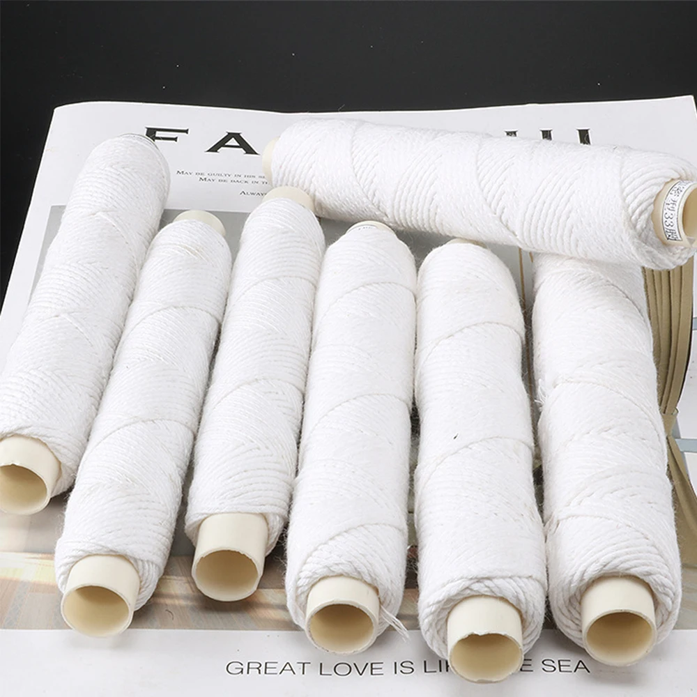 40 нитей/30 м/катушка искусственной свечи фитиль сердечник Сделай Сам масляные