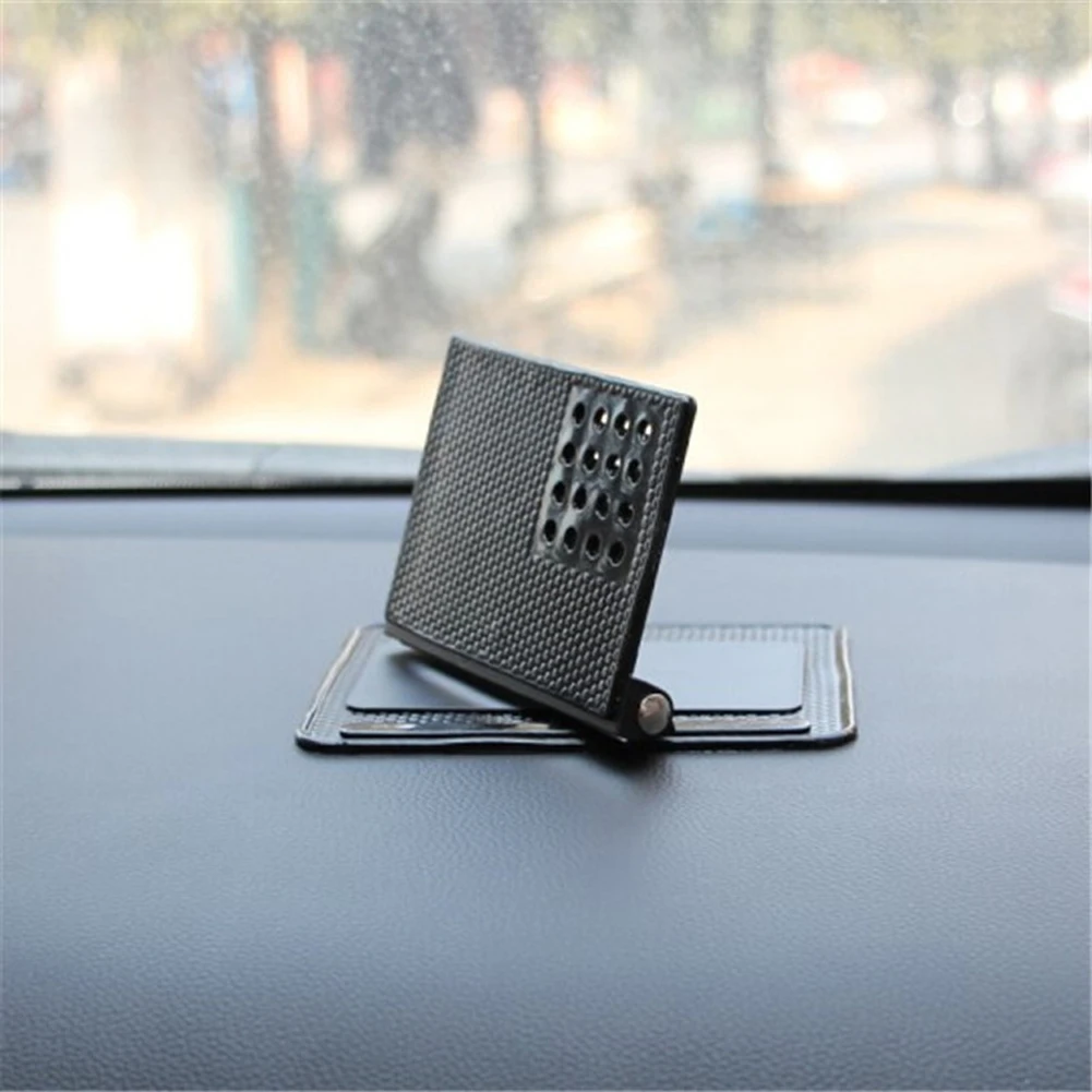 

Black Portable Car Mobile Phone Holder Anti-slip Mat GPS Mount Bracket 360 Degree Rotatable Dashboard Anti Slip Pad Silicone