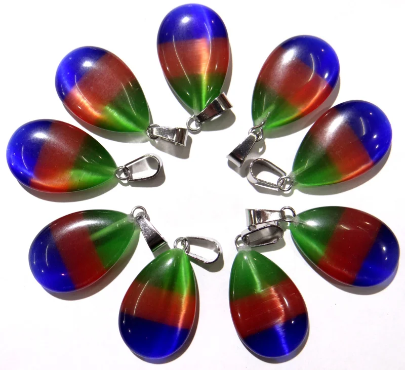 Природный камень опал тигровый глаз бирюза кварц кристалл lapis Капля воды кулон