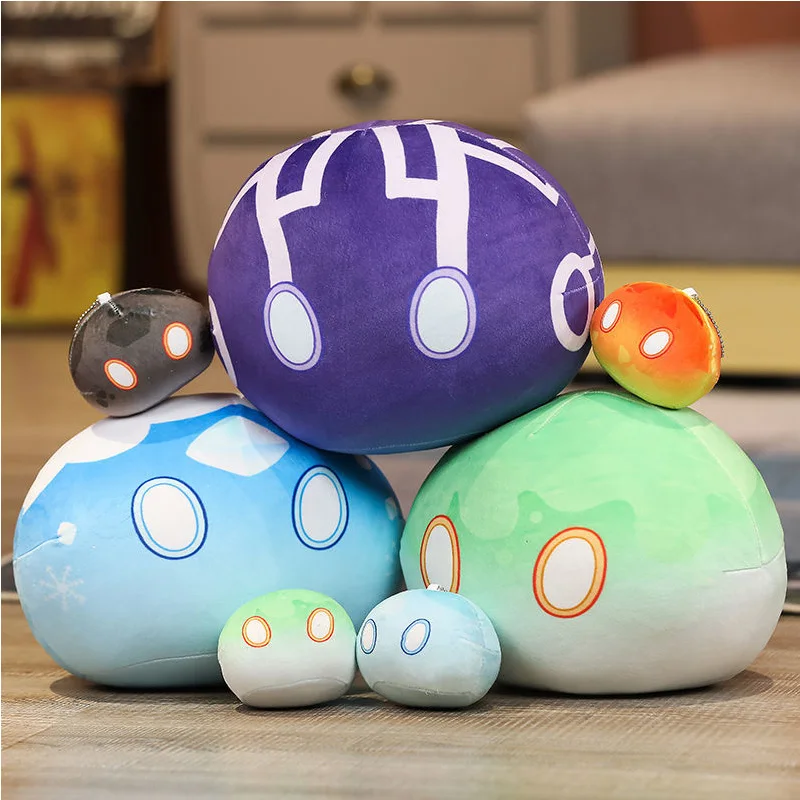 Высота каблука 10 см Genshin влияние оригинальный Бог Slime Подушка игра Косплэй милые