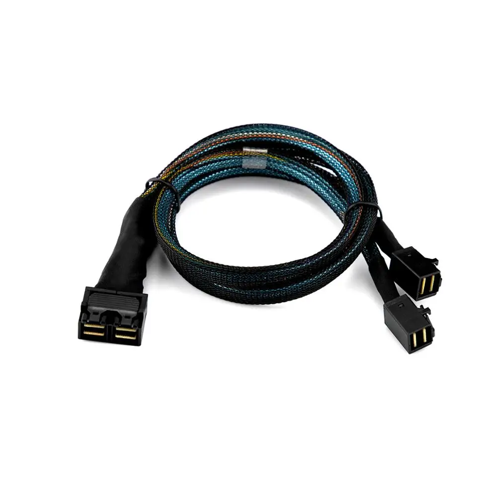 Бесплатная доставка PCIe 12 г Внутренний HD мини-SAS SFF-8643 8I для 4I * 2 внутренних |