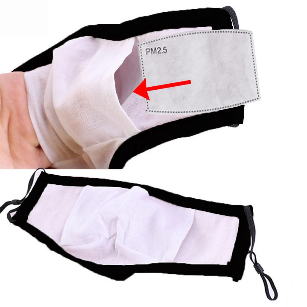 

Kids Baby 3pc Reusable Facemask Filter Dustproof Pollution Respirator Cover -dust Washable Disposable Protective Scarf Face Mask