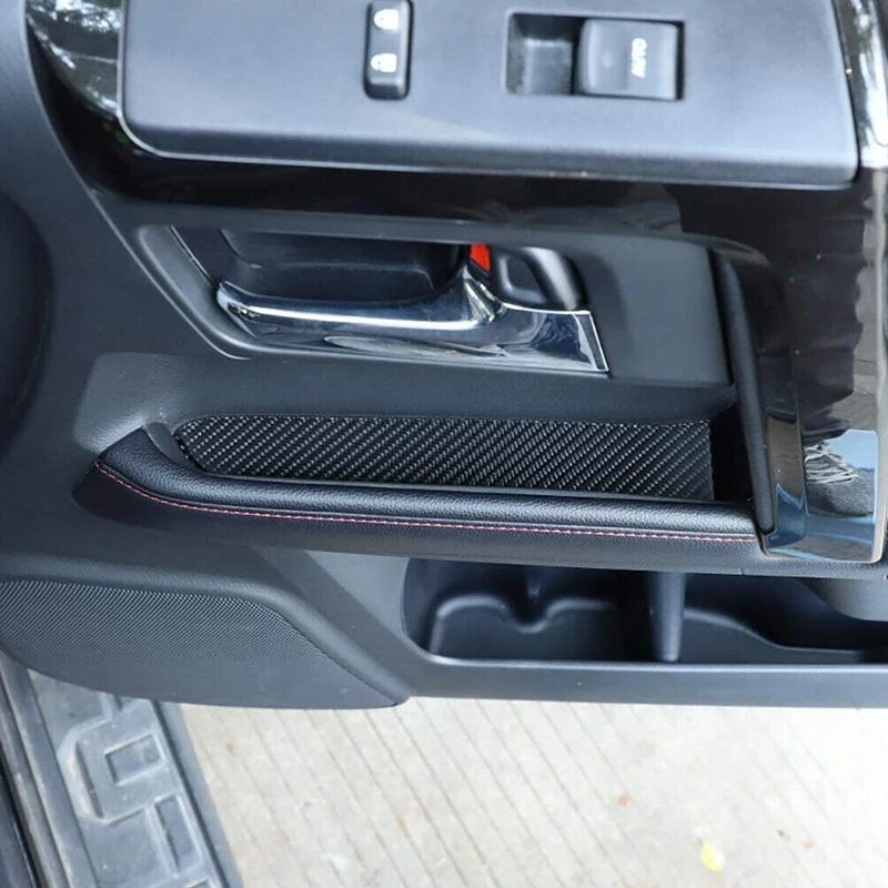 new carbon fiber car door storage pad trim for 2010 2020 toyota 4runner accessories free global shipping