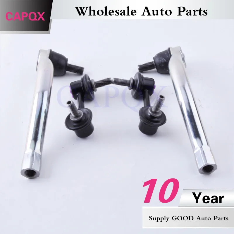 CAPQX 4 шт. наконечник рулевой тяги и передний стабилизатор связи для HONDA CIVIC FA1 FD1 FD2