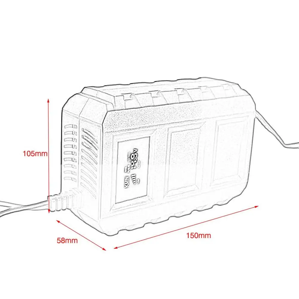 Quick Charger Motorcycle Intelligent 12V 20A Automobile Battery Lead Acid Fast Charging LCD Display Car | Электроника