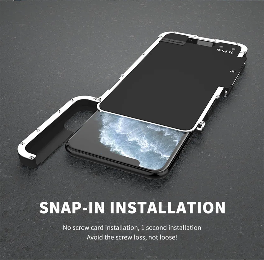 R-JUST противоударный чехол для iPhone 11 Pro Max iPhone 11 флип алюминиевый металлический Железный человек 360 Защитный Броня чехол для телефона