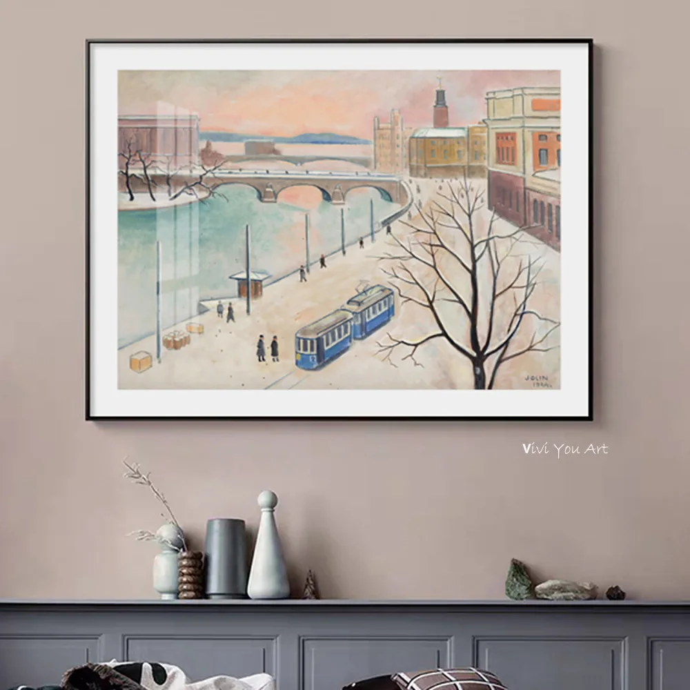 Koop Einar Jolin Klassieke Landschap Poster Pure Handgemaakte Kunst Canvas Schilderij Muur Foto Voor Woonkamer Oosterse Home Decor
