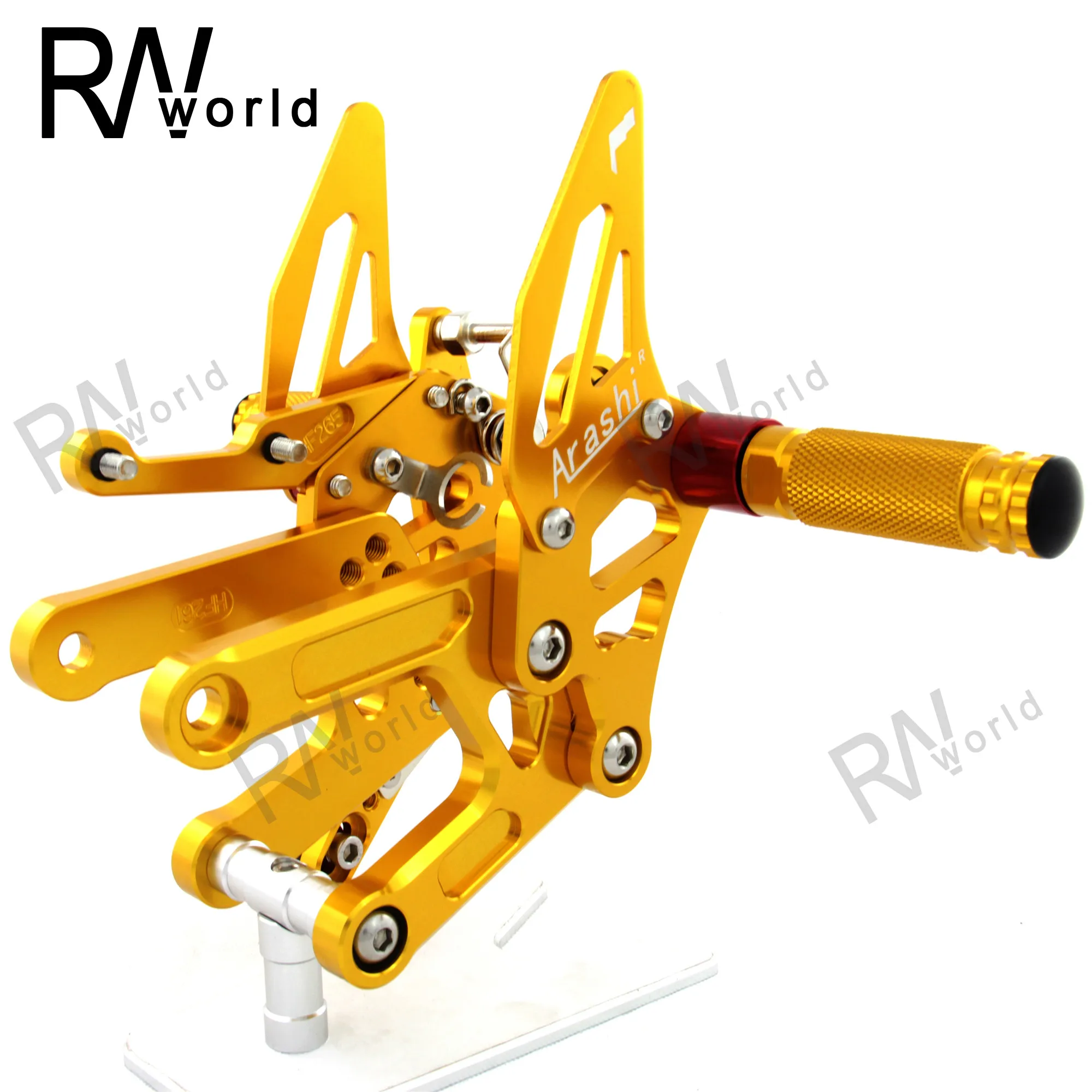 Rearset Подножка для YAMAHA YZF R6 2006 2016 CNC Регулируемые задние комплекты Подножки педаль