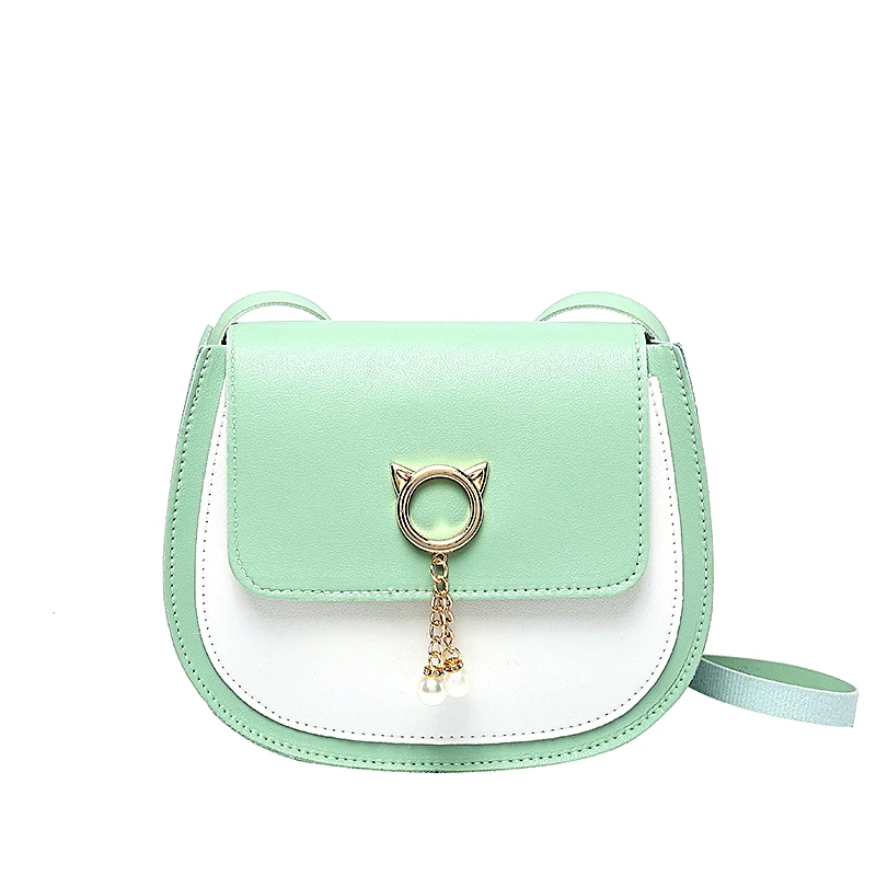 Модная сумка через плечо тип оболочки женская новая контрастная цветная простая