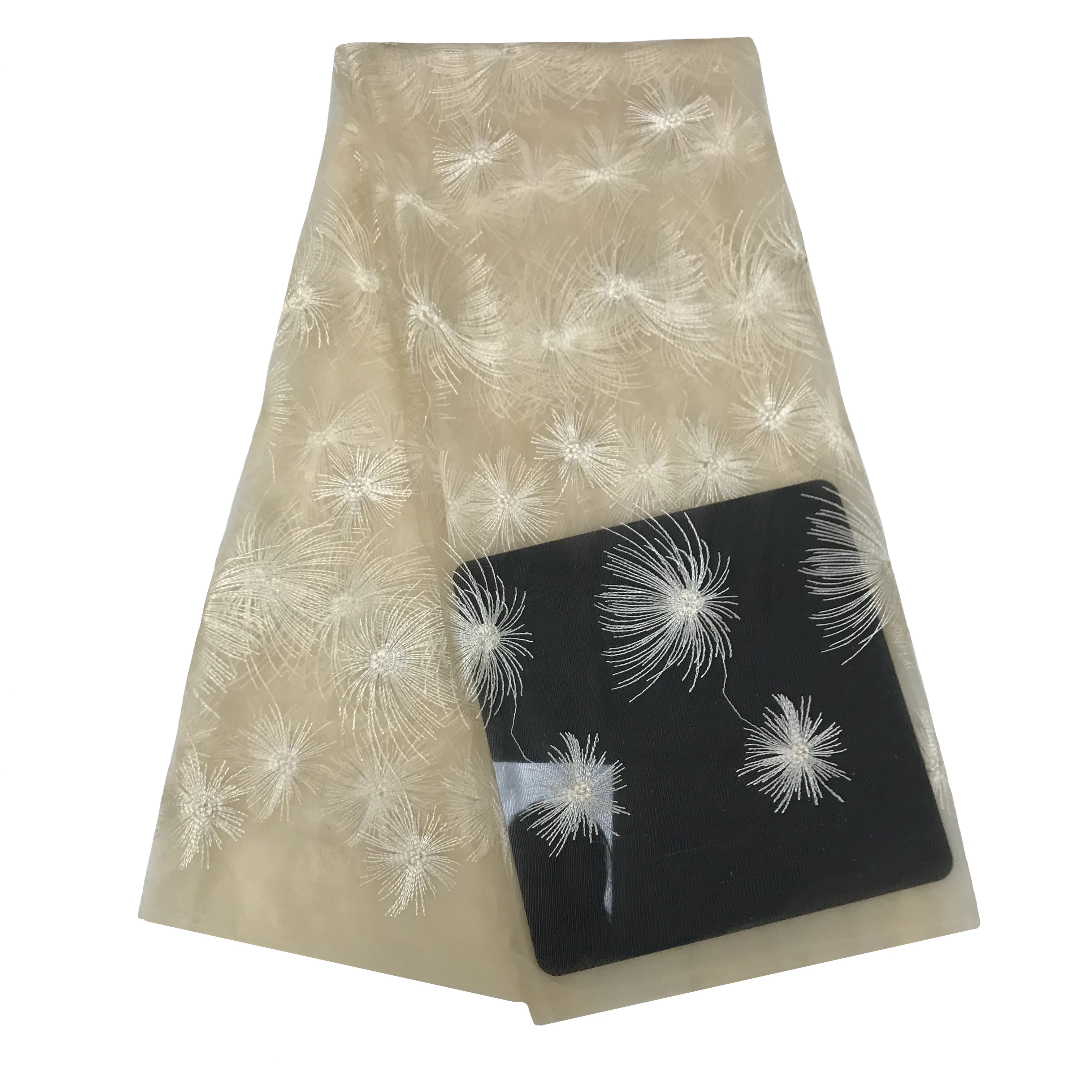 

Wholesale Promotion Lace Fabric 2020 French Mesh Lace Embroidered Tulle Lace Fabric French Lace Fabric. Latest Nigerian Laces