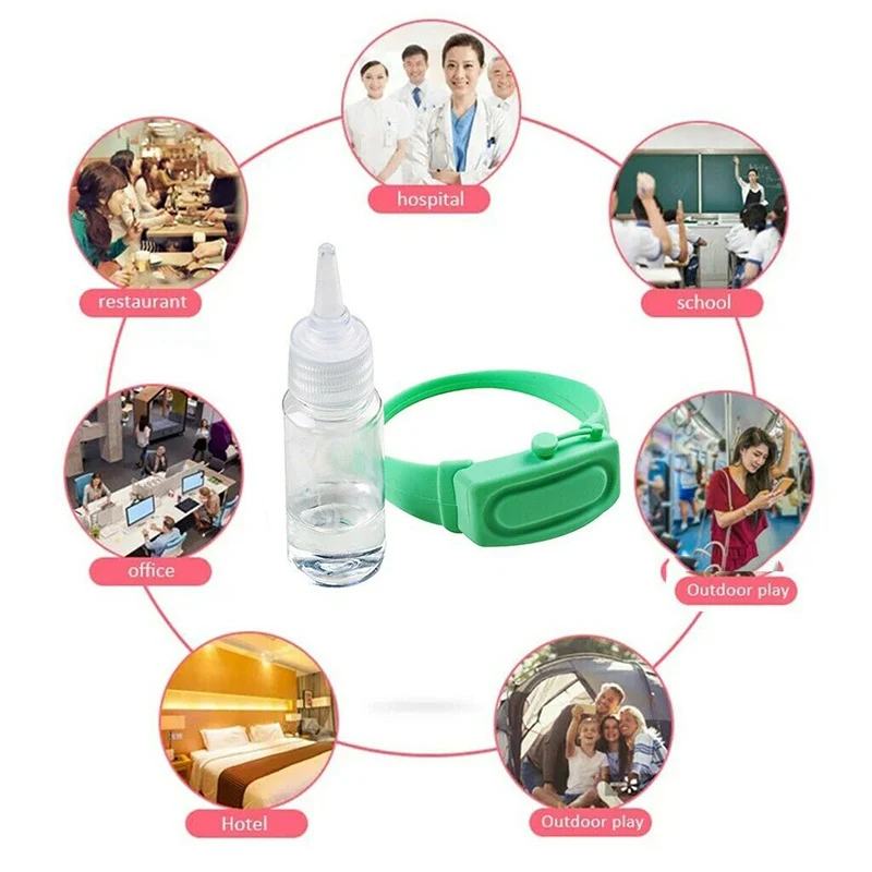 

1/2/4pcs Portable Sillicone Soap Bracelet Wristband Hand Cleaning Gel Wristband Hand Dispenser Band Squeezes Hand Sanitizer als