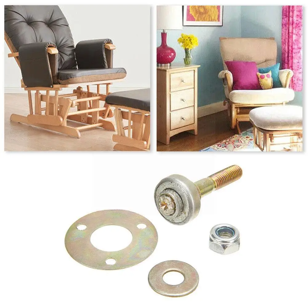 

Screw Nut Bolt Kit Furniture Accessories 1 Set Of Rocking Furniture Bearing Chair Chair Large Connector Connector Rocking I9U2