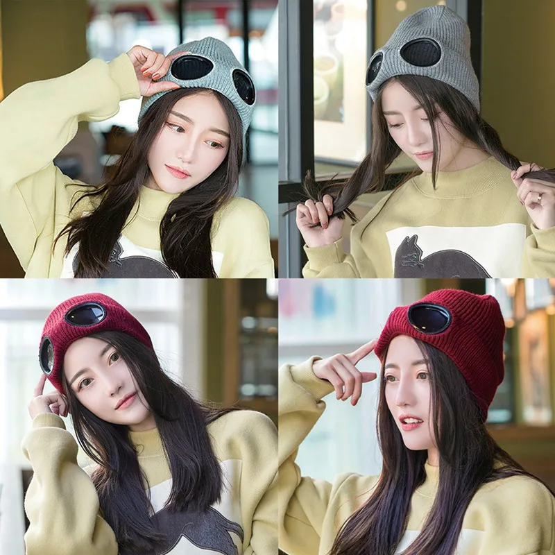 Beanie Casual Style Unisex Cap Wool Knitted Leisure Thermal Fluffy Warm Hat Sports Heat Keeper Ear Snow Cold Protector | Спорт и