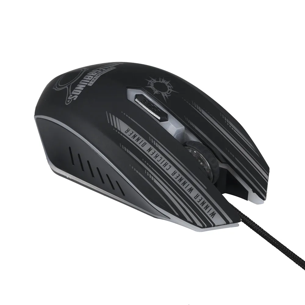 Светодиодная оптическая 6D USB Проводная игровая мышь 3200DPI для ПК ноутбука игр 6