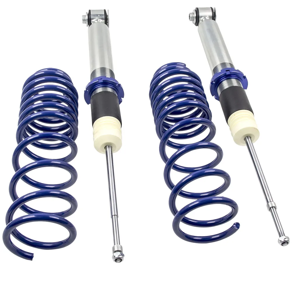 

MAXSPEEDINGROD Performance Adjustable Coilovers Shock Absorbers Blue for BMW 5-Series E39 525 528 530 540 97-03