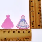 10 шт. для девочек свадебное платье кольца на высоком каблуке; С надписью Love BFF перчатки замок чашки DIY украшения подходит для одеждысумкичехол для телефона чехолручка