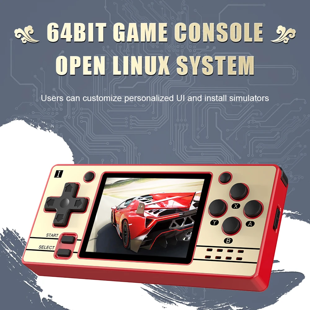 

Игровая мини-консоль Q20 в ретро стиле с открытым исходным кодом, экран 2,4 дюйма IPS, портативная мини-консоль для видеоигр 64 бит