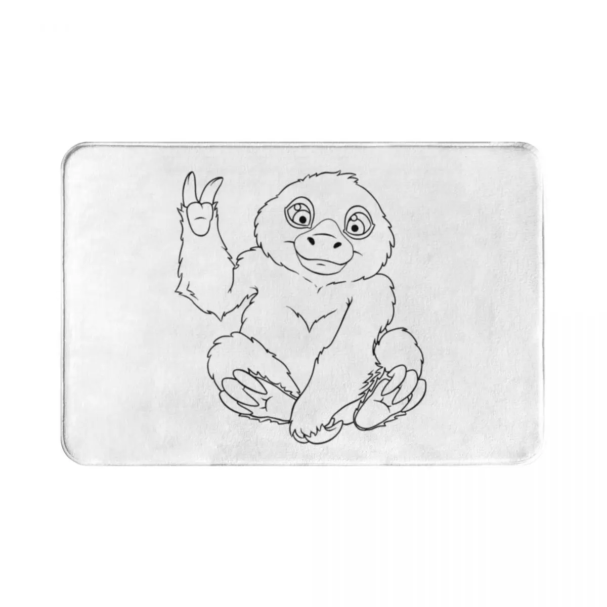 

Коврик с двумя носками, нескользящий ковер из полиэстера, для гостиной, коридора, кухни, спальни, балкона, туалета