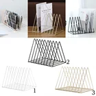 Металлический Настольный держатель для книг, современный минималистичный держатель для журналов, газет, дома и офиса