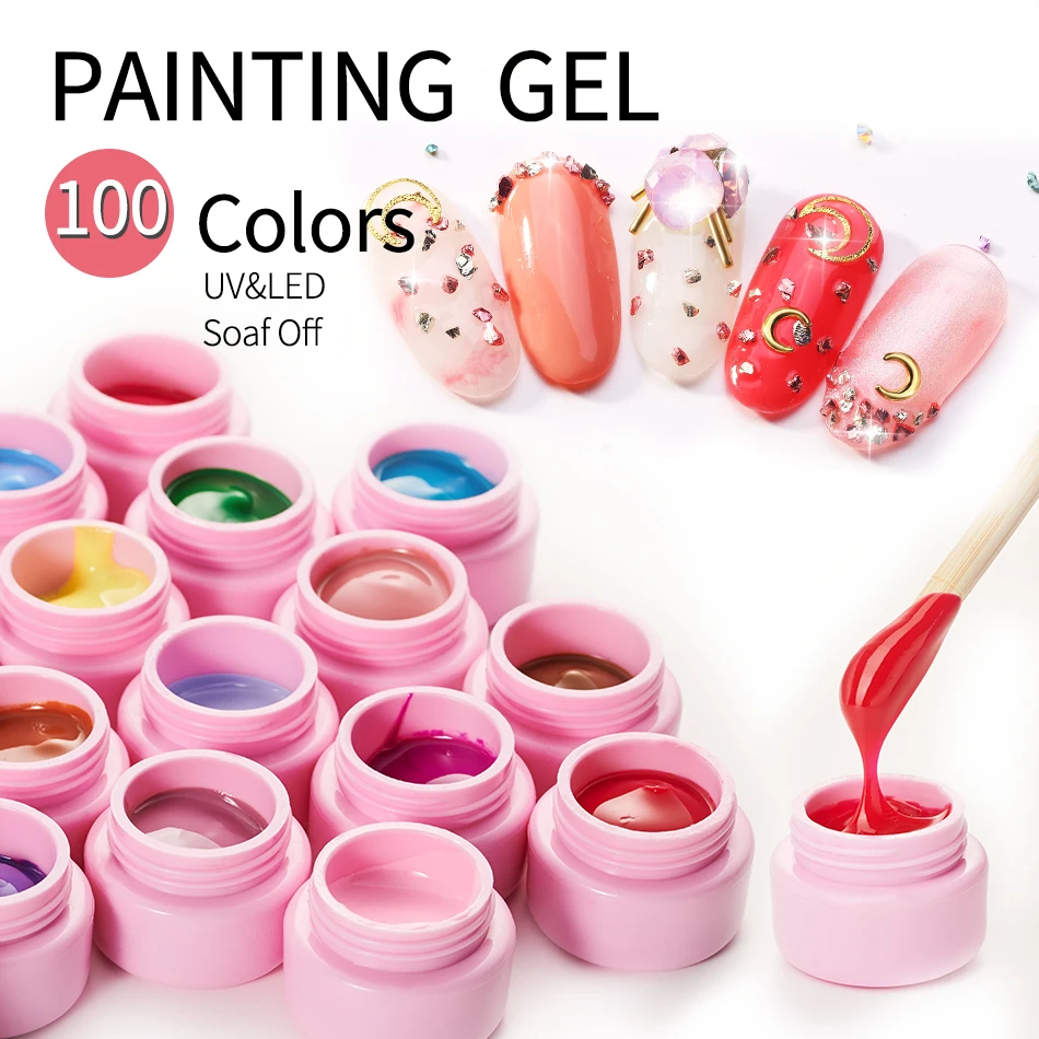 Мордда лак для ногтей Маникюр УФ LED 5 мл гель рисования долговечный Гибридный