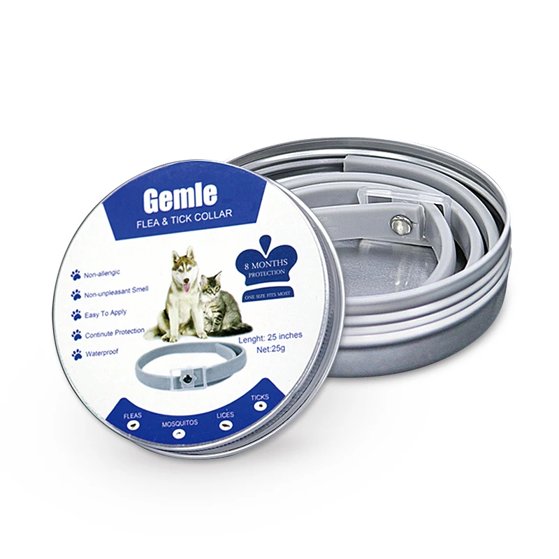 63 см пса противоблошиный ошейник анти блохи от клещей комаров Открытый
