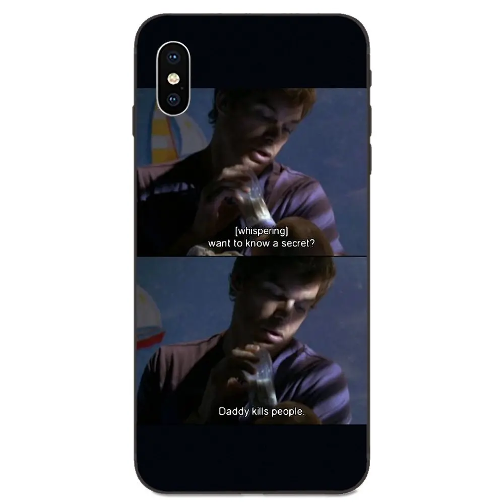 ТВ шоу Dexter Morgan Drama Black для Xiaomi Mi Mix Max Note 2 2S 3 5X 6 6X 8 9T SE A1 A2 A3 CC9e Lite Play Pro