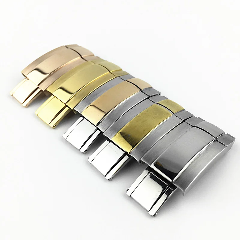 

Застежка для ремешка часов из стали 316L, 16 Х9 мм