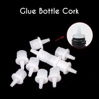 10pcslot false eyelash glue bottle cork replacable empty bottle plug cap individual false eyelash extension supplies