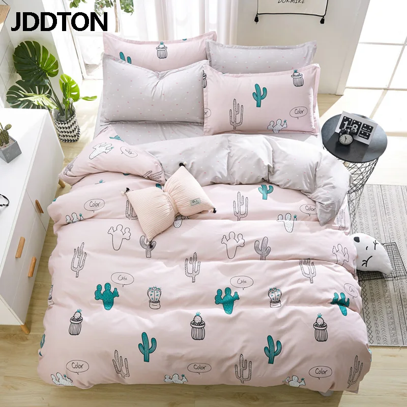 

Постельное белье JDDTON в прекрасном стиле, двухстороннее постельное белье 6 цветов, приятное для кожи, пододеяльник, наволочка, пододеяльник, ...