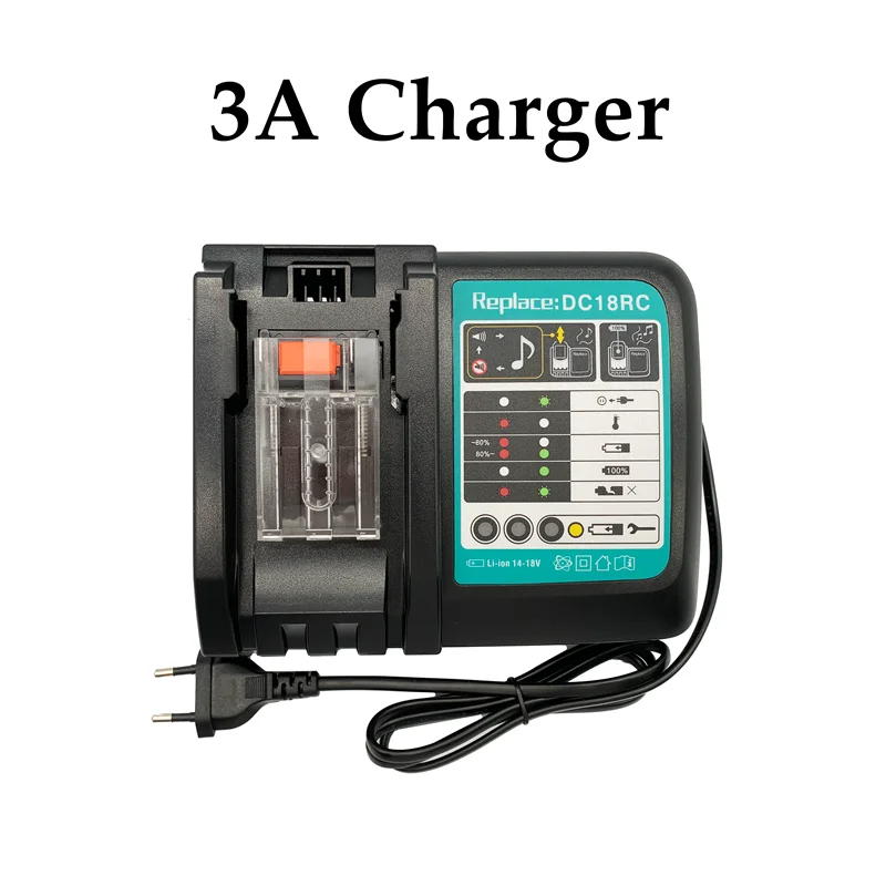 

2021 NEW BL1860 Rechargeable Battery 18 V 6000mAh Lithium ion for Makita 18v Battery BL1840 BL1850 BL1830 BL1860B LXT 400