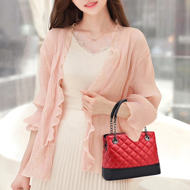 

2020 New Women's Bag High Quality PU Shoulder Crossbody Bag for Teenager Casual Travel Large Capacity Student Bags for Female