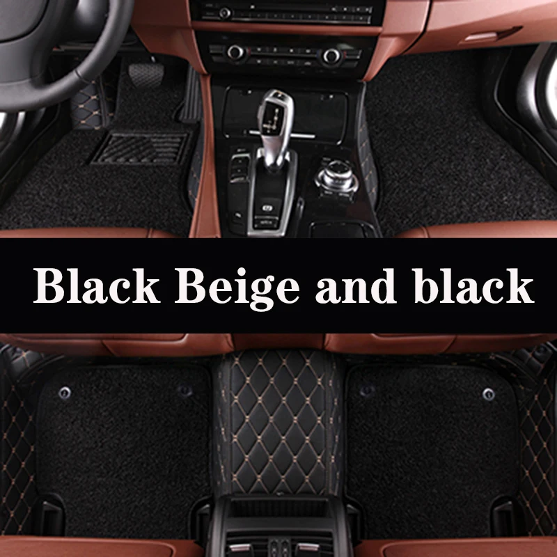 

Двухслойные автомобильные коврики для Mercedes AMG GT A CLASS C CLASS GLC43 GLC63 ML55 ML63, автомобильные аксессуары