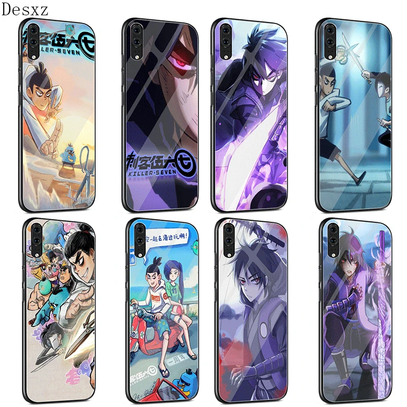 Стеклянный чехол Desxz The Clown Horror для Huawei P10 P20 Pro P Smart Mate 10 20 Lite Y6 Y9 Honor 7A 8X 9 2018 2019 - купить