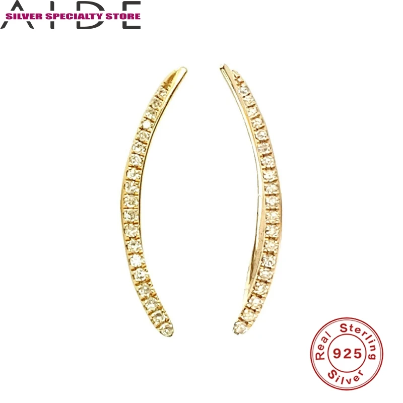 

Серьги-гвоздики женские из серебра 925 пробы с цирконием