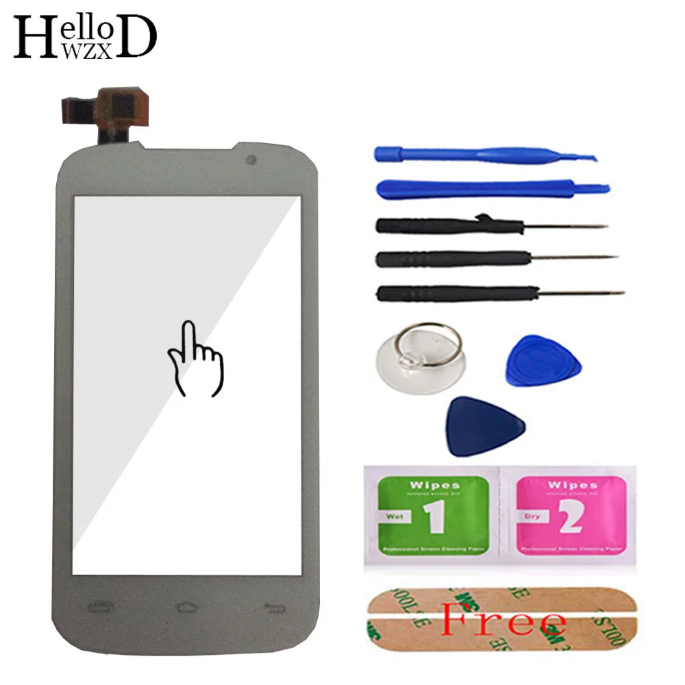 

Touch Screen For Prestigio MultiPhone PAP 3400 Duo PAP3400 Smartphone Front Touch Glass Screen Digitizer Panel Sensor Lens Tools