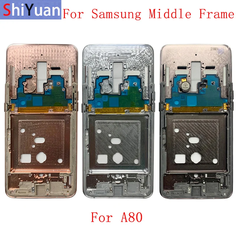 

Housing Middle Frame LCD Bezel Plate Panel Chassis For Samsung A80 A805 A90 5G A908 Phone Middle Frame Replacement Part