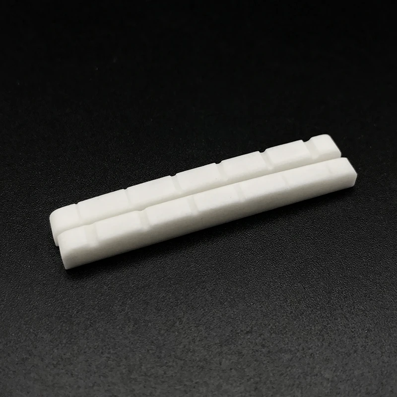 knochen bass st elektrische gitarre zubehör 456 string elektrische bass knochen brücke muttern mit schlitz 38mm 45mm ersatz teile free glo