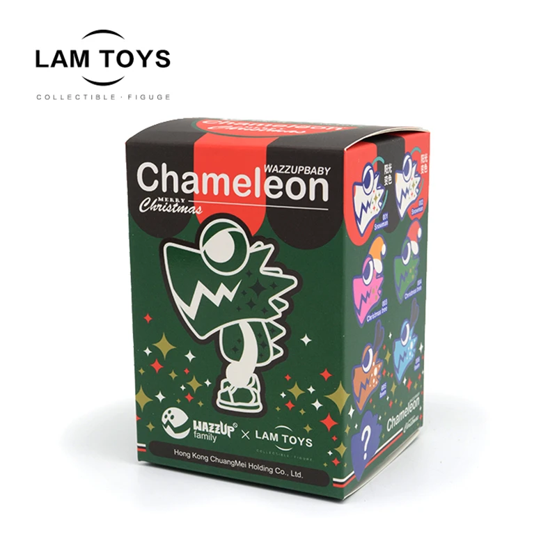 Lam Toys Хамелеон Рождество глухая коробка фотохромные УФ Солнечный свет цвет